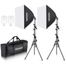 Kit de iluminação Softbox Neewer 700W com 2 Softboxes e 2 lâmpadas LED
