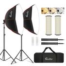Kit de iluminação Softbox SHIRTAL Shirtal 37 Octangle 110W