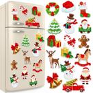 Kit de ímãs Christmas Diamond Art Umigy com 16 unidades para geladeira Kit de ímãs Christmas Diamond Art Umigy com 16 unidades para geladeira