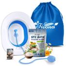 Kit de imersão de banho Sitz Fivona 4 em 1 para hemorróidas pós-parto