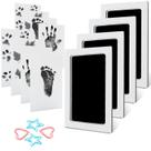Kit de impressão de mãos e pés para bebês MengNi Clean Touch Ink Pad