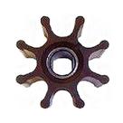 Kit de impulsor Jabsco 8 Blade Nitrile Ding Drive de 6,5 cm de diâmetro