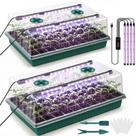 Kit de Iniciação de Sementes VPQZUPG com 120 Células e Luz LED de Cultivo Kit de Iniciação de Sementes VPQZUPG com 120 Células e Luz LED de Cultivo