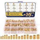 Kit de insertos roscados Bonost 500 unidades M2 M3 M4 M5 para plástico