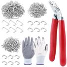 Kit de instalação de estofados Keadic Angled Head Hog Ring Liers