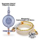 Kit de Instalação de Gás para Fogão Peq Simples 1,00 Metro