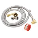 Kit de instalação de máquina de lavar louça TT FLEX 12 pés em aço inoxidável