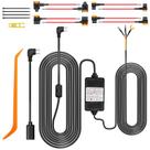 Kit de instalação elétrica para câmera veicular LGCLGY USB-C 3 fios 3,5 m 12-24 V