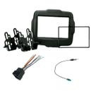 Kit de Instalação Multimídia Jeep Renegade 2015 em diante 2DIN Preto Soft Expex - EKTJP002