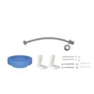 Kit de Instalação para Bacia com Caixa com Fixação Lateral Cromado Deca Kit de Instalação para Bacia com Caixa com Fixação Lateral Cromado Deca