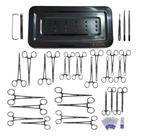 Kit de Instrumental Cirúrgico 32 peças Social Instrumentos Plasma Varias Cores