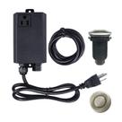 Kit de interruptor de ar para descarte de lixo Descarte de resíduos em aço inoxidável, níquel escovado, botão de ligar/desligar, descarte de alimentos e resíduos, parte da Etoolcity