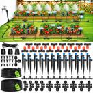 Kit de Irrigação por Gotejamento MIXC com Tubulação de 76m e Bicos Ajustáveis Kit de Irrigação por Gotejamento MIXC com Tubulação de 76m e Bicos Ajustáveis
