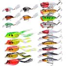Kit de iscas de pesca Aorace Mixed 20 unidades para água salgada de água doce