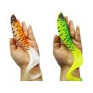 Kit De Iscas De Pesca De 18cm, 2 Peças De Iscas Artificiais Para Água Doce E Salgada