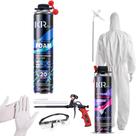 Kit de isolamento de espuma em spray ixirpro, selante expansível de 750 ml