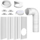 Kit de janela de ar condicionado portátil Kifiray 5.9" Hose