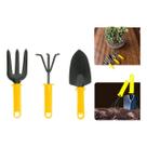 Kit de Jardinagem com 3 Peças para Jardim e Horta Antiderrapante Resistente