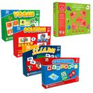 Kit De Jogos Alfabetização Infantil Educativos + Aprender a Associar Cores