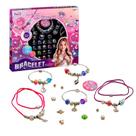 Kit De Joias Pulseiras Diy Berloques Infantil + 20 Acessórios Para Montar Kit De Joias Pulseiras Diy Berloques Infantil + 20 Acessórios Para Montar