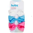 Kit De Laços Variados Infantil Com Presilha 3un 15307 - Buba Kit De Laços Variados Infantil Com Presilha 3un 15307 - Buba