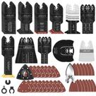 Kit de lâminas de ferramentas oscilantes LEILUO 116 unidades para DeWalt Makita