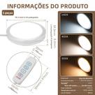 Kit De Lâmpada LED Ajustável Luz Branca Fria E Quente Modelo DIY Carcaça De Lâmpada Bambu Lab Kit De Lâmpada LED Ajustável Luz Branca Fria E Quente Modelo DIY Carcaça De Lâmpada Bambu Lab