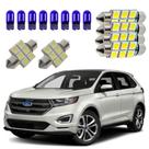 Kit De Lampada Led Ford Edge 2016 Teto Placa Ré