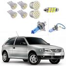 Kit De Lampada Led Gol G2 G3 G4 Teto Placa Ré Milha Faróis