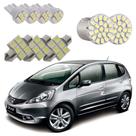 Kit De Lampada Led Honda Fit (2009 a 2014) Teto Placa Ré