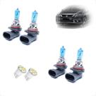 Kit de Lâmpadas Halógena Super Branca Farol Baixo H11 e Milha H11 para Honda Civic 2012 até 2020