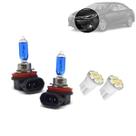 Kit de Lâmpadas Halógena Super Branca Farol Baixo H11 para Corolla 2015 2016 2017 2018 2019 2020