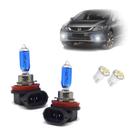 Kit de Lâmpadas Halógena Super Branca Farol de Milha H11 para Honda Civic 2012 até 2020