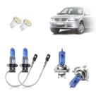 Kit de Lâmpadas Halógena Super Branca H4 H3 Farol Simples Alto Baixo e Milha Gol G3 2000 2001 2002 2003 2004 2005 Kit de Lâmpadas Halógena Super Branca H4 H3 Farol Simples Alto Baixo e Milha Gol G3 2000 2001 2002 2003 2004 2005