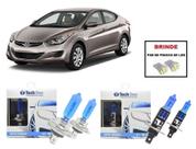 Kit de Lampadas Halogenas Modelo Super Branca para Farol Alto/Baixo Hyundai Elantra