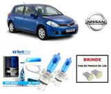 Kit de Lampadas Halogenas Modelo Super Branca para Farol Alto e Baixo para Nissan Tiida