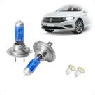 Kit de Lâmpadas Halógenas Super Branca Farol Baixo H7 para Jetta 2007 2008 2009 2010 2011 2012 2013 2014 2015 2016