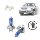 Kit de Lâmpadas Halógenas Super Branca Farol Simples Alto e Baixo H4 para Gol G3 2000 à 2005 Kit de Lâmpadas Halógenas Super Branca Farol Simples Alto e Baixo H4 para Gol G3 2000 à 2005