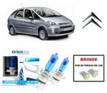 Kit de Lampadas Halogenas Super Branca para Farol Alto e Baixo com 8500K para Citroen Xsara Picasso