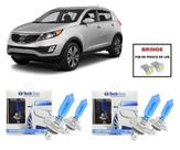 Kit de Lampadas Halogenas Super Branca para Farol Alto e Baixo para Kia Sportage ano 2010 a 2013
