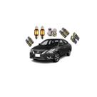 Kit De Lâmpadas Internas CanBus Nissan Versa Teto Ré Placa Farolete