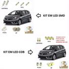 Kit de Lâmpadas LED para Honda Fit 2009 a 2014 - SMD e COB