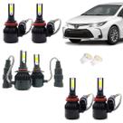 Kit de Lâmpadas Led Tech One 8000k Azulado Farol Alto Baixo e Milha Corolla 2015 2016 2017 2018 2019 2020 Kit de Lâmpadas Led Tech One 8000k Azulado Farol Alto Baixo e Milha Corolla 2015 2016 2017 2018 2019 2020
