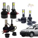 Kit de Lâmpadas Led Tech One 8000k Azulado Farol Alto Baixo e Milha Montana 2004 2005 2006 2007 2008 2009 2010 até 2013 Kit de Lâmpadas Led Tech One 8000k Azulado Farol Alto Baixo e Milha Montana 2004 2005 2006 2007 2008 2009 2010 até 2013