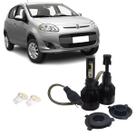 Kit de Lâmpadas Led Tech One 8000k Azulado Farol Alto e Baixo Palio 2012 2013 2014