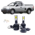 Kit de Lâmpadas Led Tech One 8000k Azulado Farol Baixo Montana 2004 2005 2006 2007 2008 2009 2010 2011 2012 2013