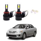 Kit de Lâmpadas Led Tech One 8000k Azulado Farol de Milha Corolla 2008 2009 2010 2011 2012 2013