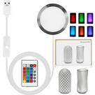 Kit de lámpara LED RGB 001, compatible con Bambu Lab A1/A1mini/P1S/P1P/X1C, luz USB ajustable en 16 colores, solo hardware accesorios para Kit de lámpara LED 001 de Bambu Lab, Makerworld MH001