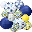 Kit de lanternas de papel Rossesay Amalfi Coast Capri Positano Lemon