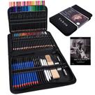 Kit de Lápis para Desenho Vobou com 96 Peças, Conjunto de Esboço Colorido